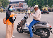 Kualitas Udara Memburuk, Dinkes Siak Bagikan 119.500 Masker Gratis
