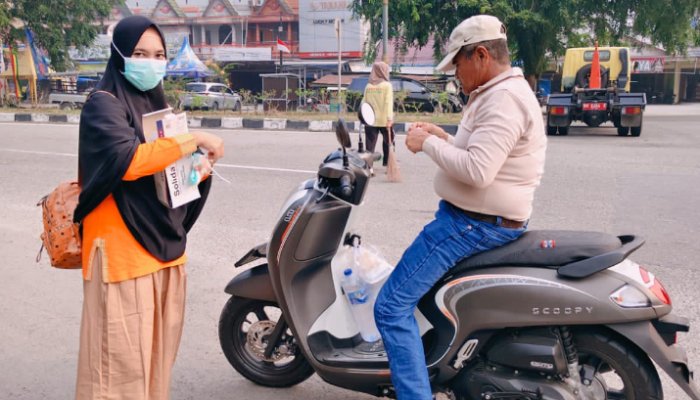 Kualitas Udara Memburuk, Dinkes Siak Bagikan 119.500 Masker Gratis