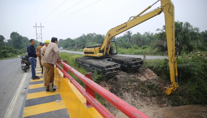 Berkat Koordinasi Semua Pihak Akhirnya Sungai Mengkapan di Normalisasi