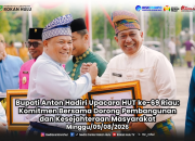 Bupati Anton Hadiri Upacara HUT ke-69 Riau: Komitmen Bersama Dorong Pembangunan dan Kesejahteraan Masyarakat