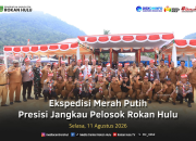 Ekspedisi Merah Putih Presisi Jangkau Pelosok Rokan Hulu, Wabup: Bukti Negara Hadir