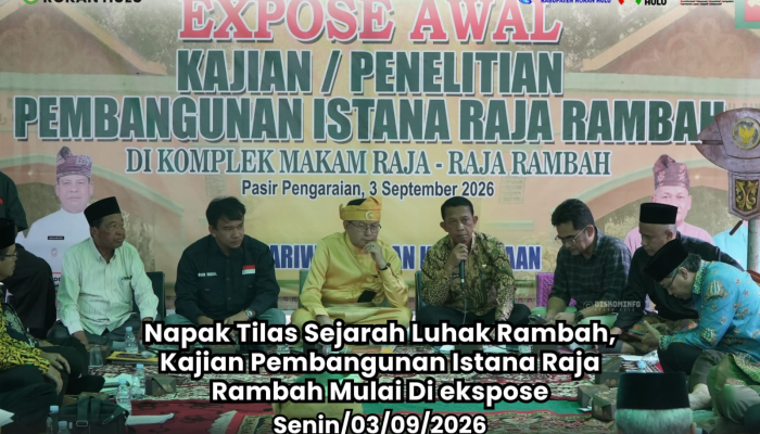 Napak Tilas Sejarah Luhak Rambah, Kajian Pembangunan Istana Raja Rambah Mulai Diekspose