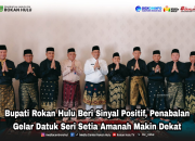 Bupati Rokan Hulu Beri Sinyal Positif, Penabalan Gelar Datuk Seri Setia Amanah Makin Dekat