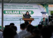 Kuliah Umum di STAI Siak, Bupati Afni Dorong Sinergi Kampus-Pemerintah Cetak SDM Islami