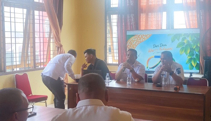 Buka Sosialisasi Aplikasi Menawan, Plt Camat Rudiyanto SE MM Harap Percepat Pelayanan Kepada Masyarakat