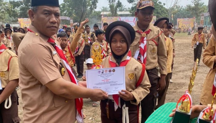 Ketua Kwaran Langgam Tutup Perkemahan Besar Penggalang dan Penegak