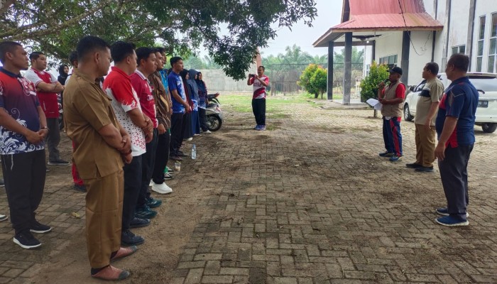 PGRI Kecamatan Bandar Petalangan Gelar Seleksi Pemain Persiapan Lomba HUT PGRI di Kecamatan Kuala Kampar