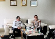 Bupati Zukri Sambut Silaturahmi Kapolres Pelalawan yang baru