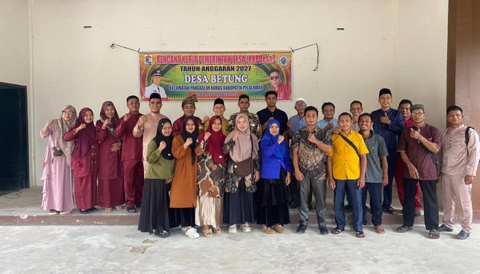Pemerintah Desa Betung Gelar Musyawarah Desa Rencana Kerja Pemerintahan Desa (RKPdes) Tahun Anggaran 2027