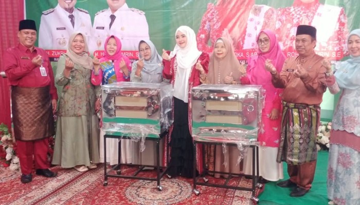 Plt Camat Pangkalan Kuras Hadiri Pelatihan Kue Kering Bertema Cipta Kriya Berkelanjutan di Kelurahan Sorek Satu