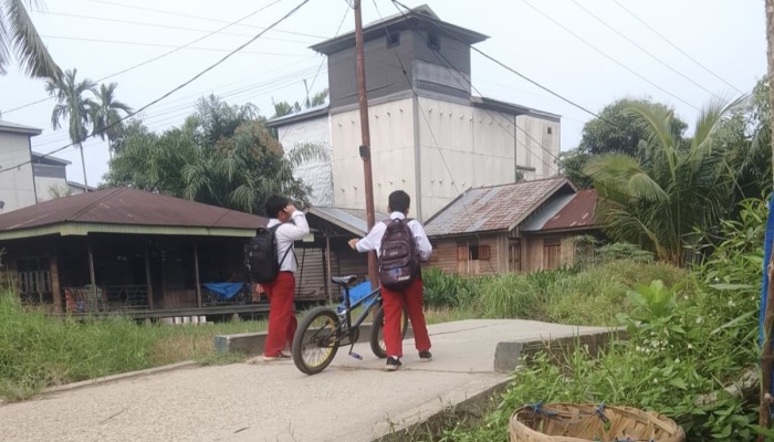 Kabut Asap Semakin Tebal, Sejumlah Sekolah di Teluk Meranti Liburkan KBM Tatap Muka