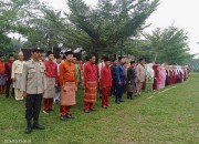 Camat Teluk Meranti Pimpin Upacara Hari Jadi Kabupaten Pelalawan ke-27, Usung Tema “Mo La Awak Membangun Kabupaten Pelalawan”