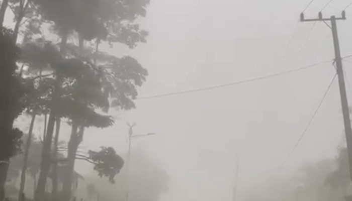 Kabut Asap Tebal Menyelimuti Kecamatan Bunut